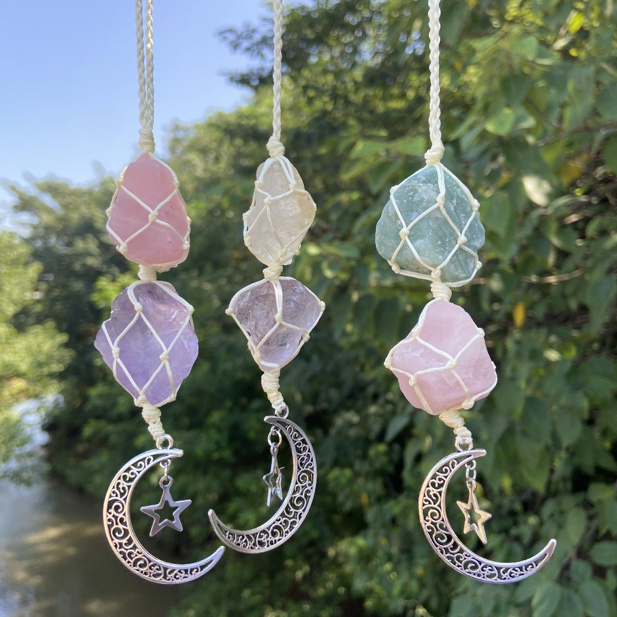 Colourful Crystal Stone Hanging Décor