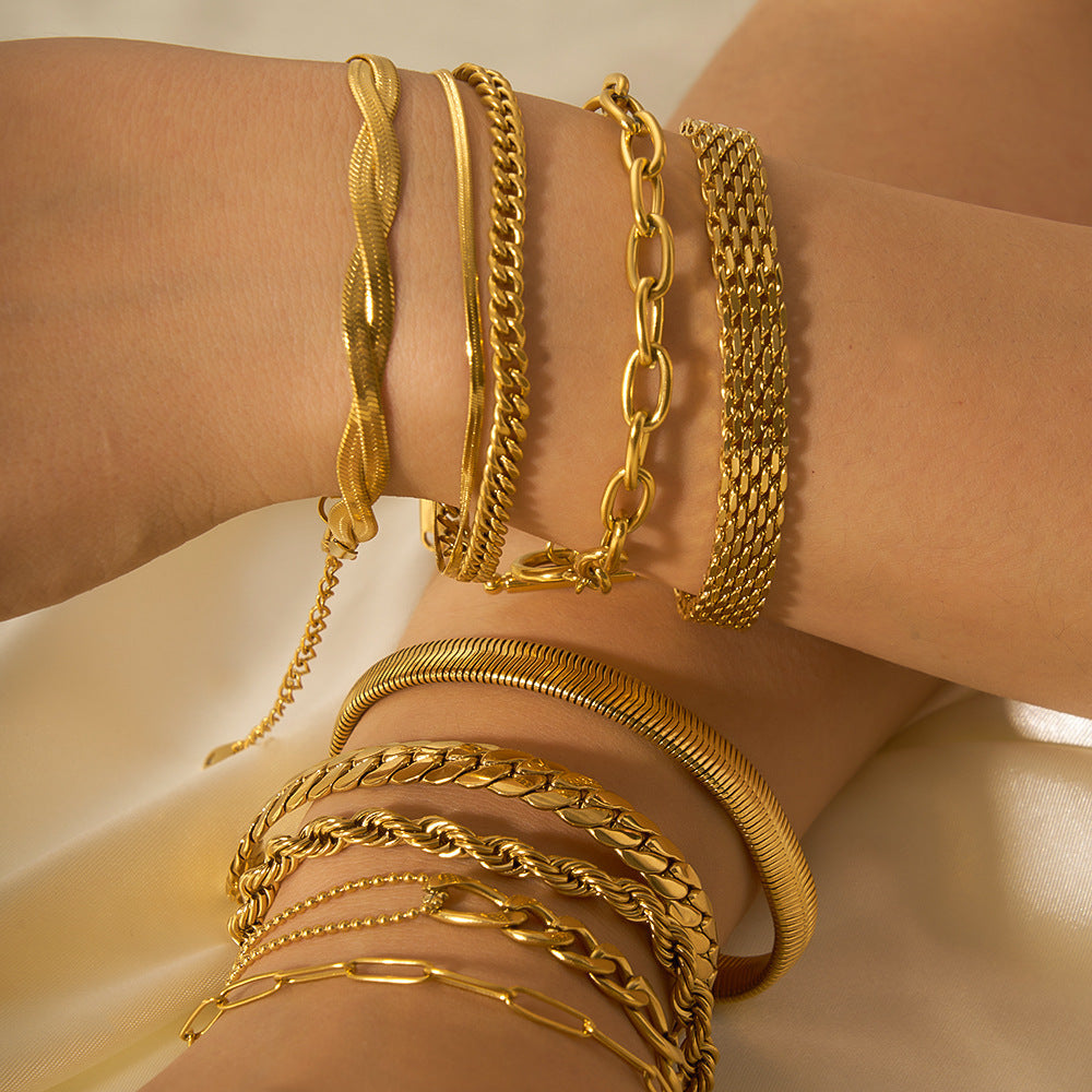Gold Simple Bracelets