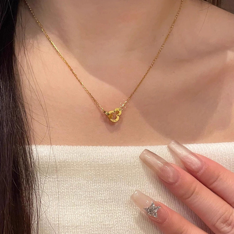 Women's Ice Gourd Pendant Necklace