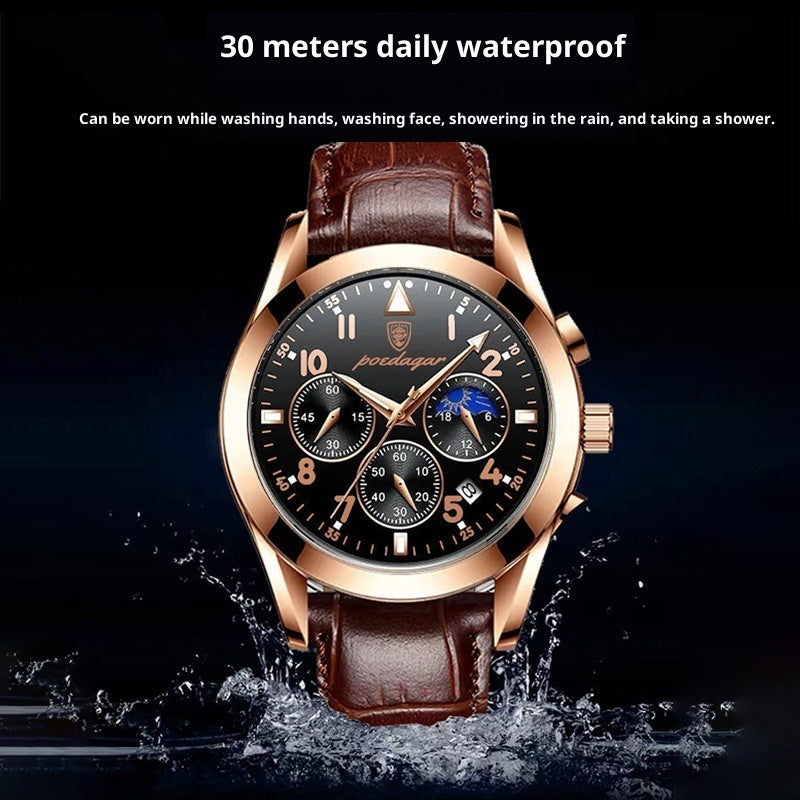 Black Tech Men's Watch Male Student Korean Fashion