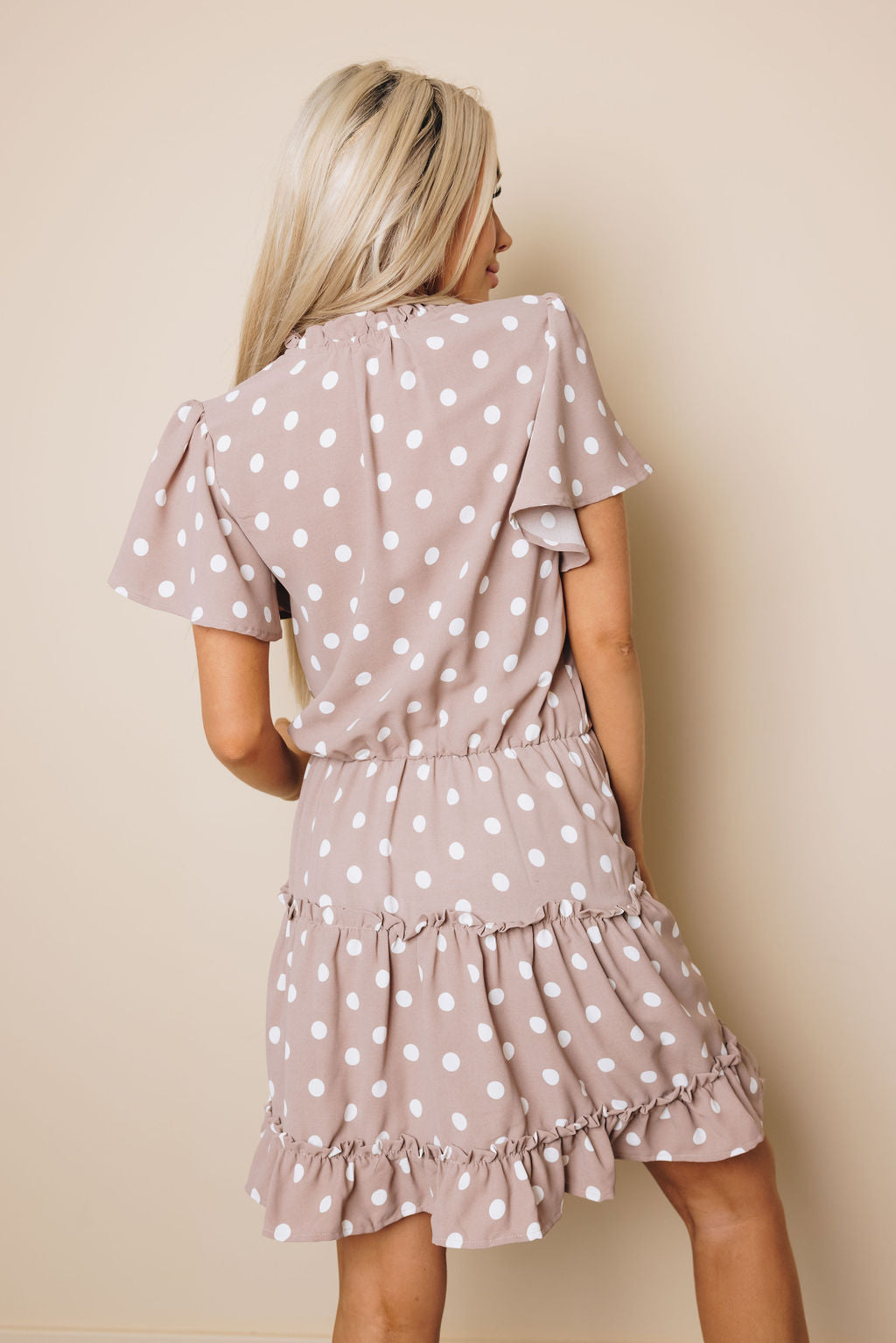 Nia Ruffled Tie Mini Dress