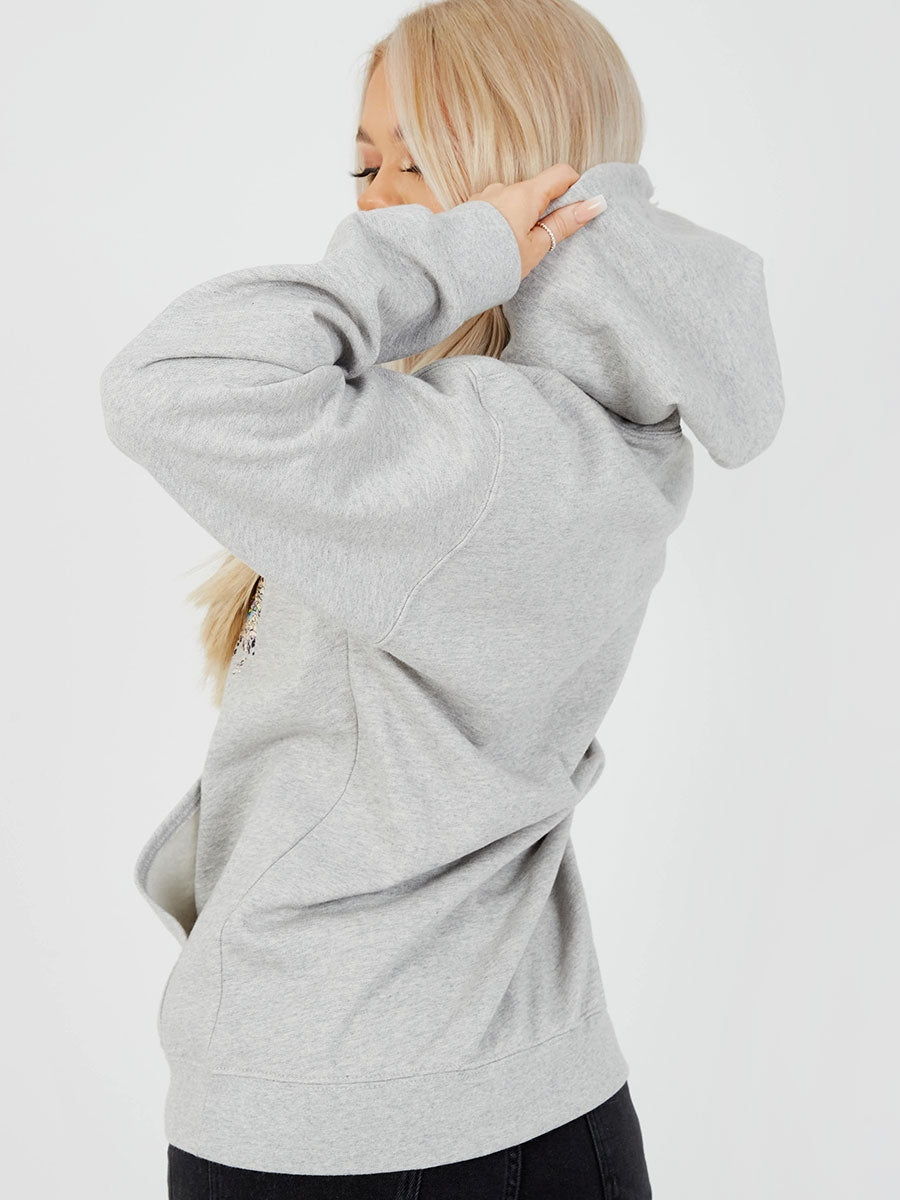 Shut Up Graphic Fleeced Hoodie