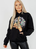 Shut Up Graphic Fleeced Hoodie