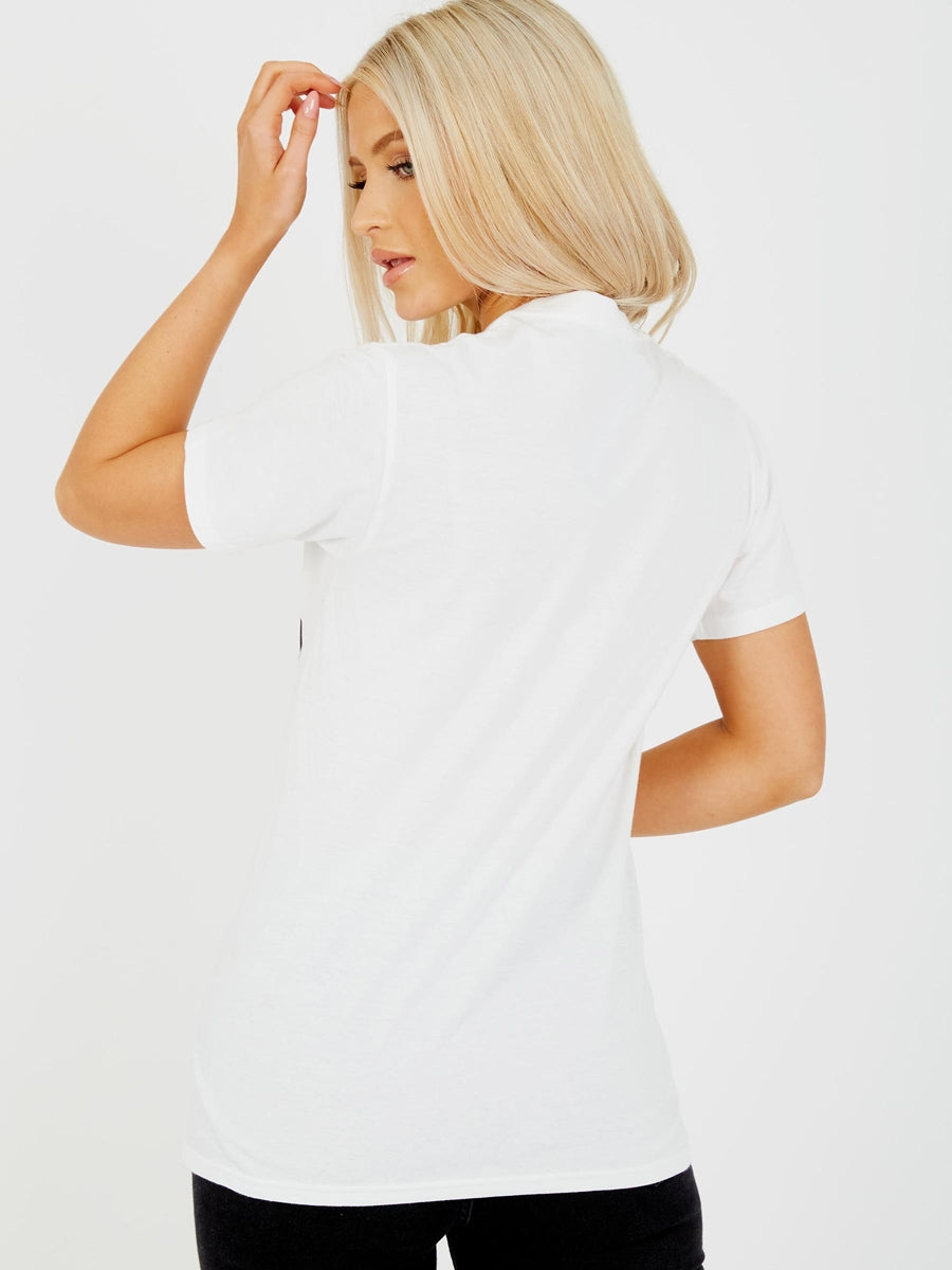 GIN-gle Slogan Printed T Shirt