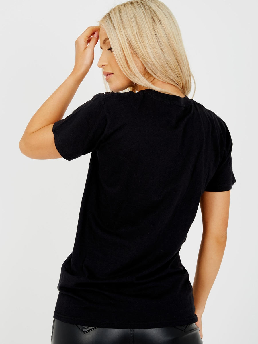 GIN-gle Slogan Printed T Shirt