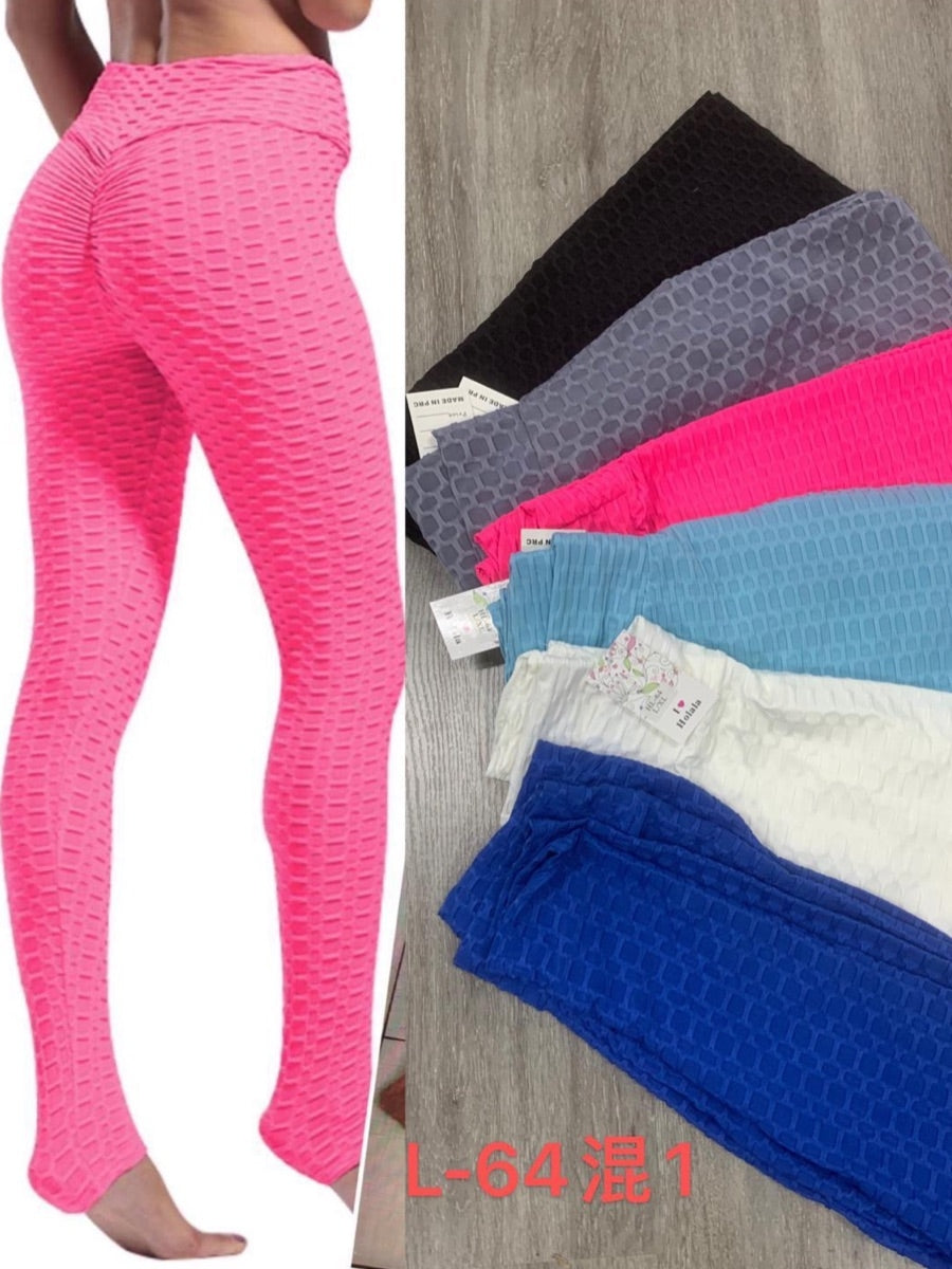 Ruched Texture Detail Active-wear Legging Multi Pack
