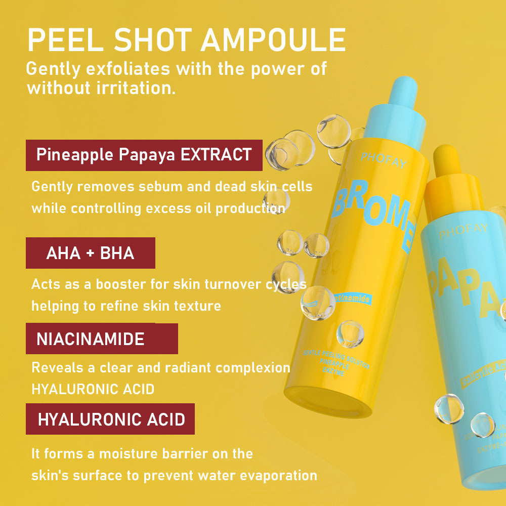 PHOFAY GLYCOLIC ACID AHA EXFOLIATING  BRIGHTENING TONER
