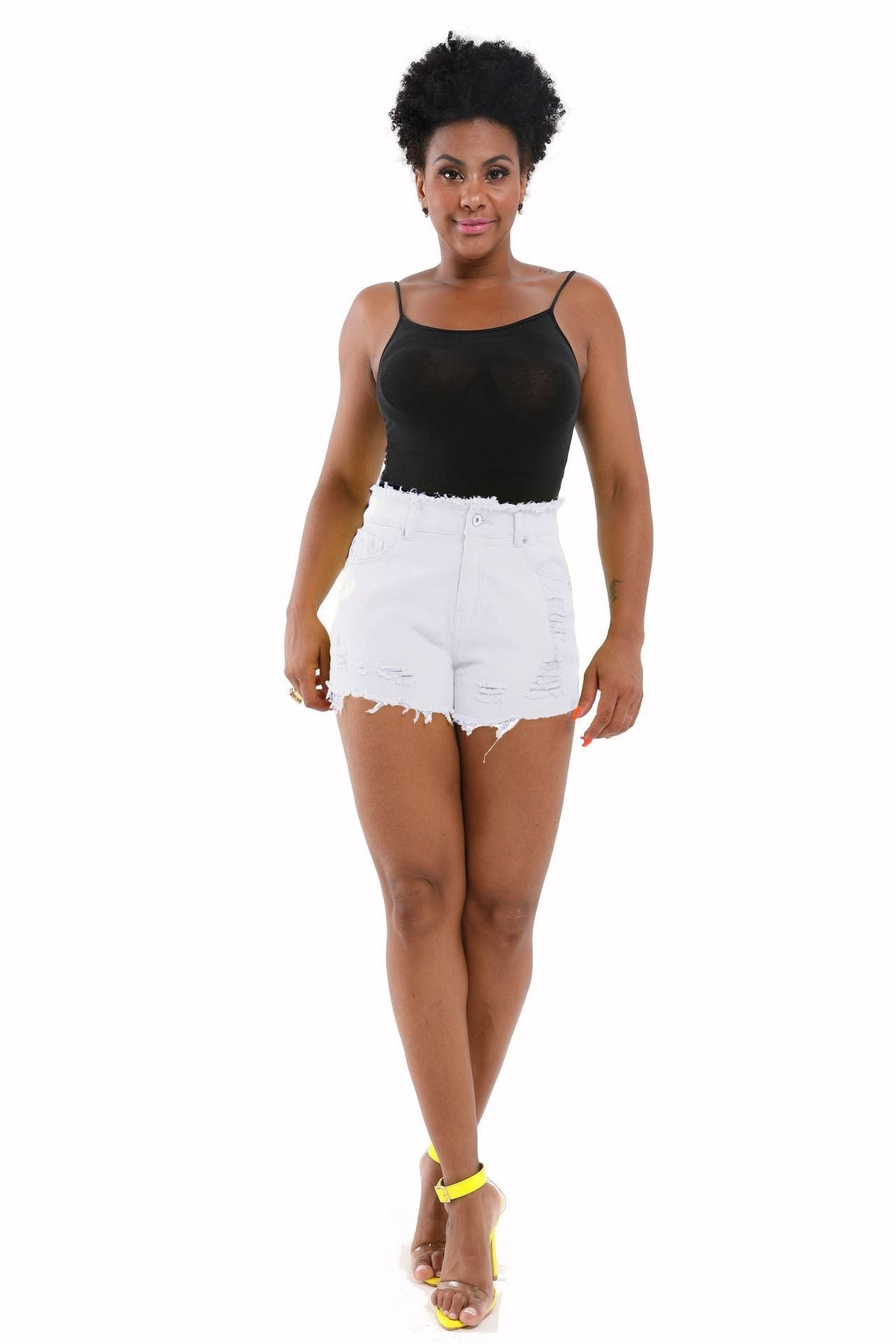 Women's Jeans With Tight Hips And Holes