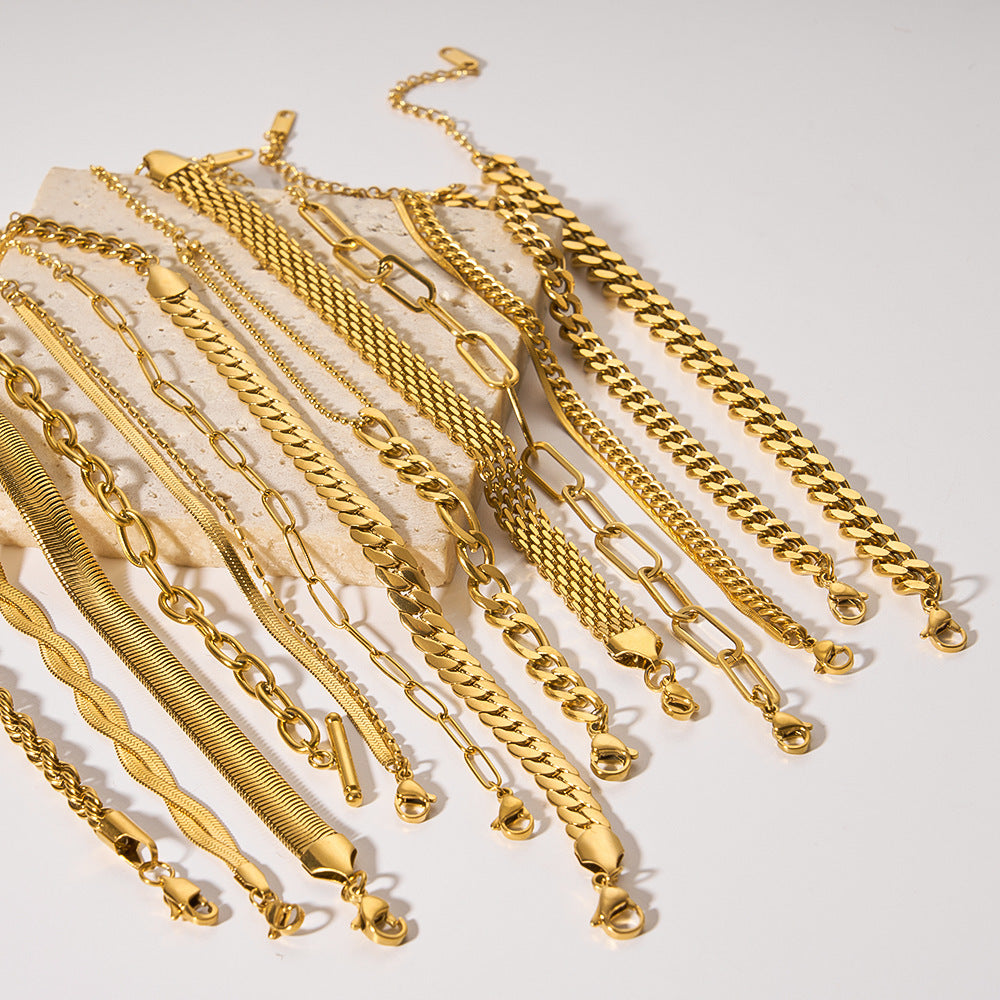 Gold Simple Bracelets