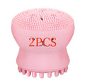 Cartoon octopus silicone wash brush foaming cleansing brush Manual facial massage brush cleansing brush brush bubbler
