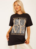 Mon Amour Love Graphic Printed T-Shirt