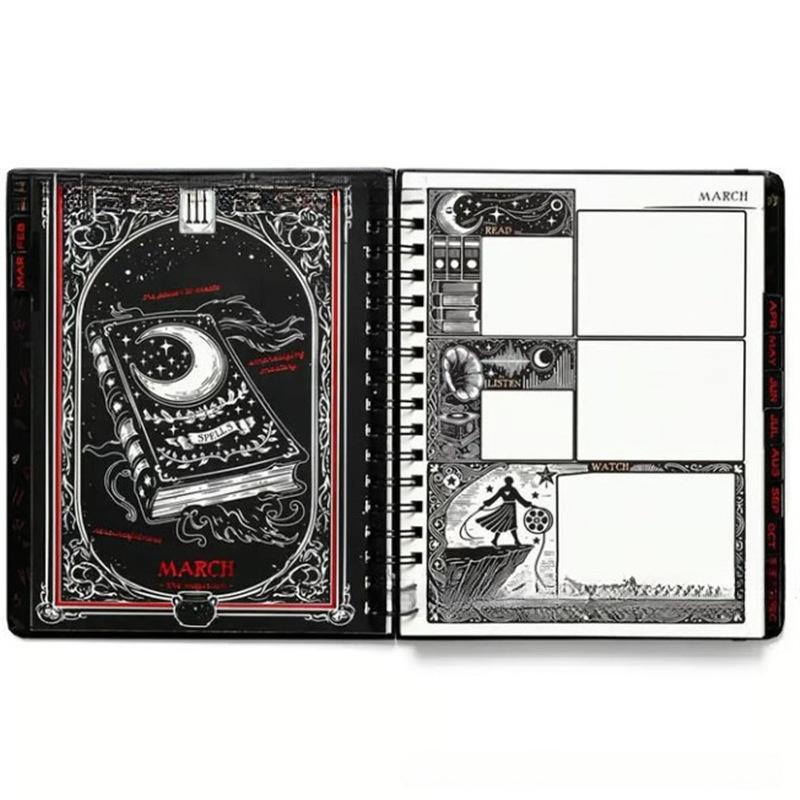Wait For The Night 2026 Weeks Plan Notepad