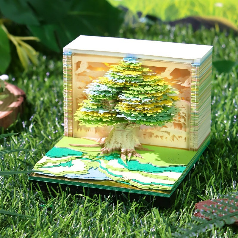 2026 Paper Carving Calendar Creative Desktop Decorative Ornaments