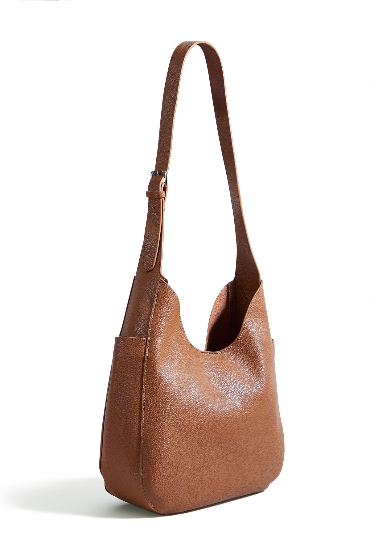 Yumi Brown Shoulder Bag With Detachable Inside Purse