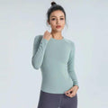 Women's Long Sleeve Yoga Top | Breathable Athletic Activewear