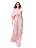 Aumira Cape Sleeve Cutout Maxi Dress