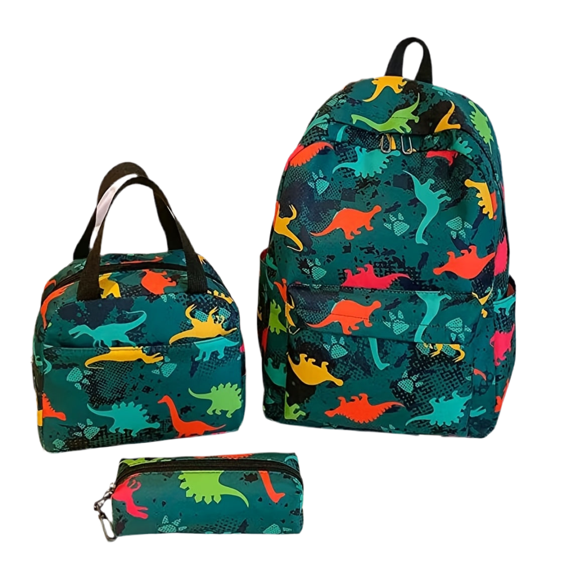 3pcs Casual Shoulder Backpack Set, New Fashionable Simple Large Capacity Lightweight Casual Backpack