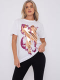 Wine Foil Graphic Printed T-Shirt