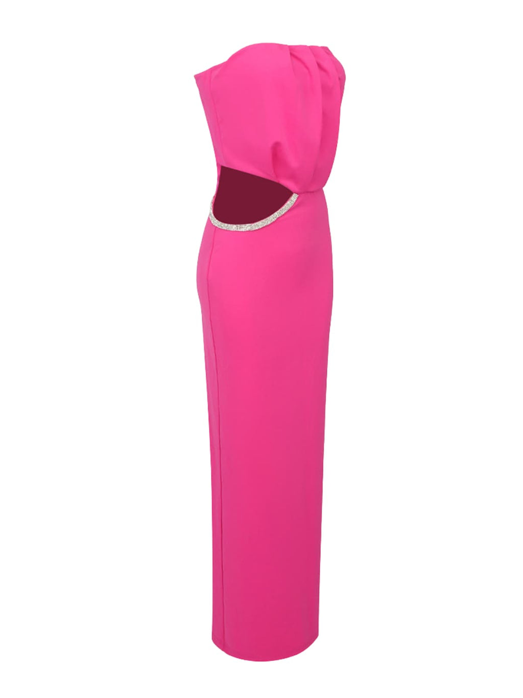 Farelix Strapless Cutout Split Maxi Dress
