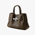 Quiet Luxury Genuine Leather Handbag for Women Pebbled Leather Totes Sac a Main Cuir Veritable Business Trip Ladies Bag Custom