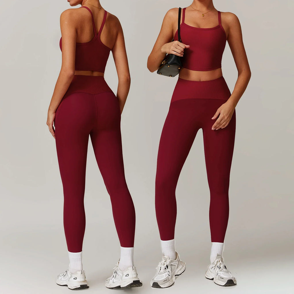 Women’s Leggings & Sportswear Set – Quick Dry, Workout & Athleisure Outfit