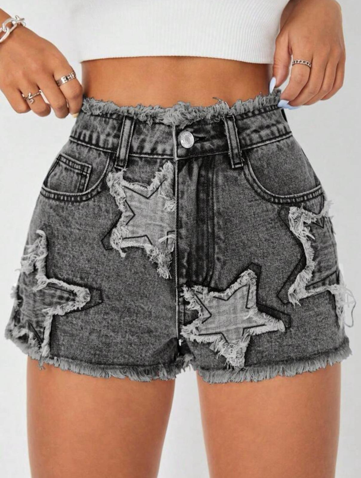 Embroidery Star Denim Hort