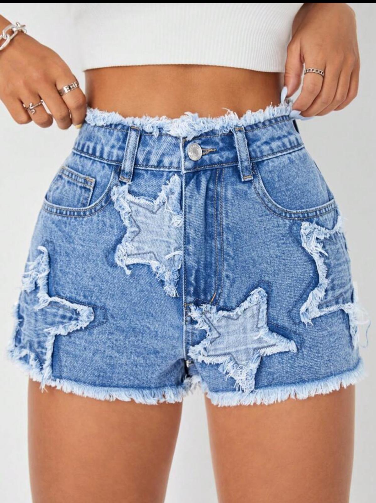 Embroidery Star Denim Hort