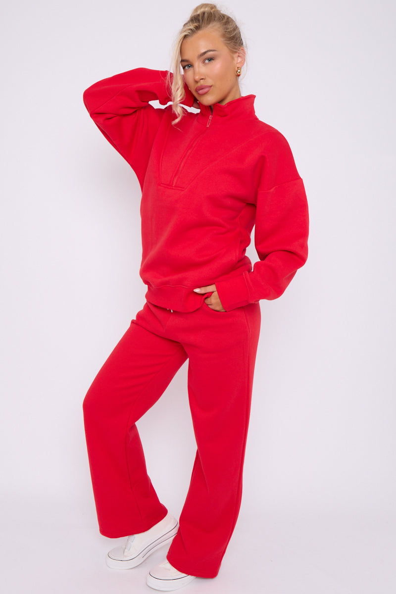 1/2 Zip Top & Jogger Fleece Co-ord