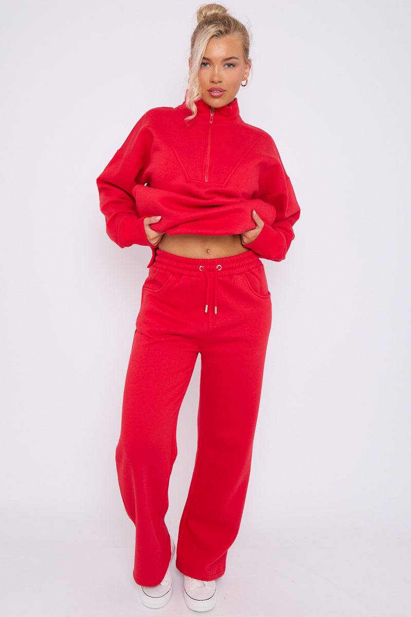 1/2 Zip Top & Jogger Fleece Co-ord