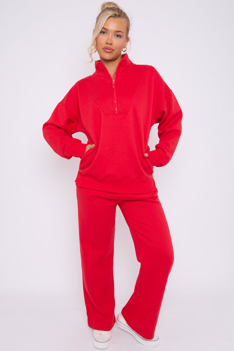 1/2 Zip Top & Jogger Fleece Co-ord