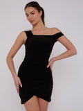 Ruched Slinky Bodycon Dress