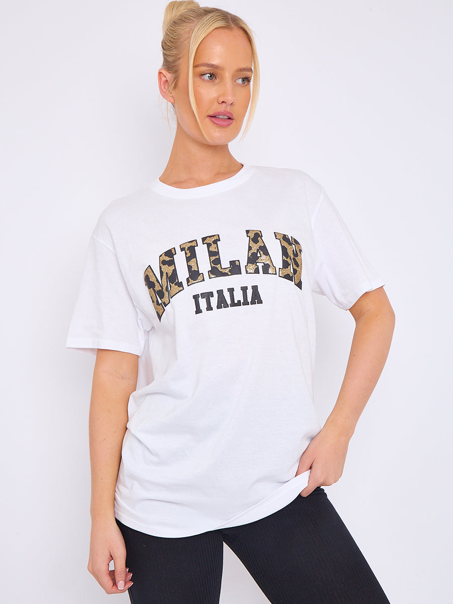Milan Print Graphic T-Shirt