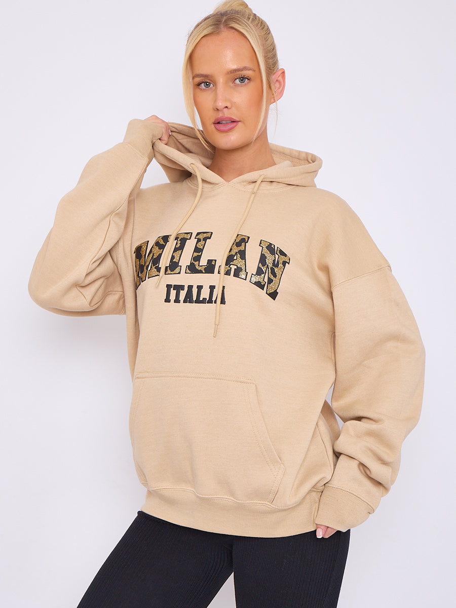Milan Print Graphic Hoodie