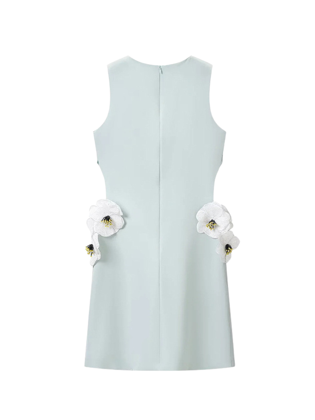 Ingmund Sleeveless Flower Mini Dress