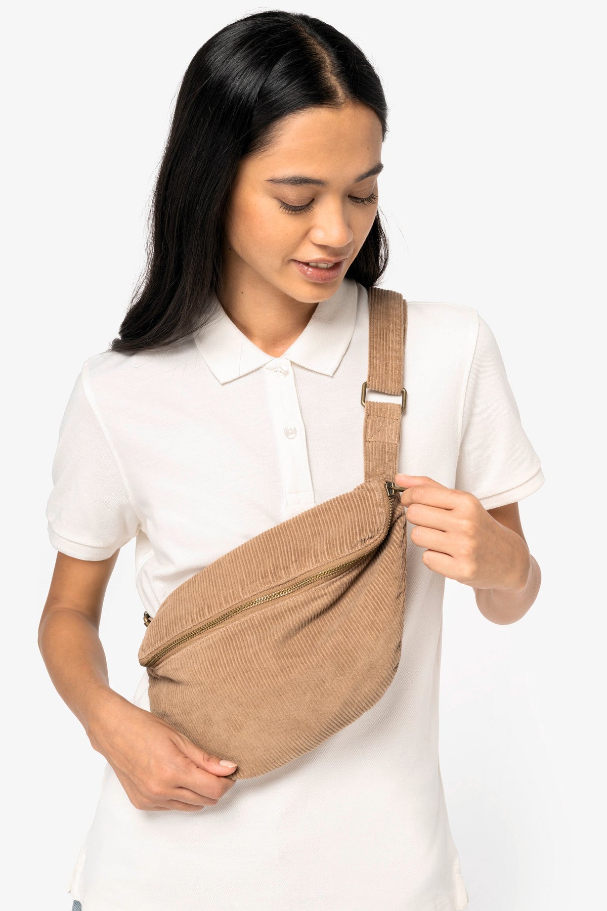 Organic Corduroy Faded Waist Bag