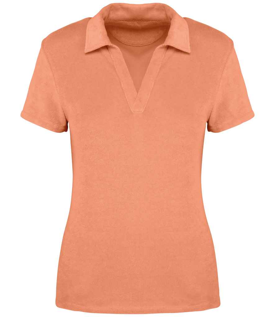Organic Towel-feel Polo Shirt: Womens
