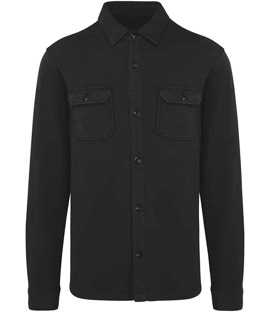 Organic Faded Overshirt: Mens