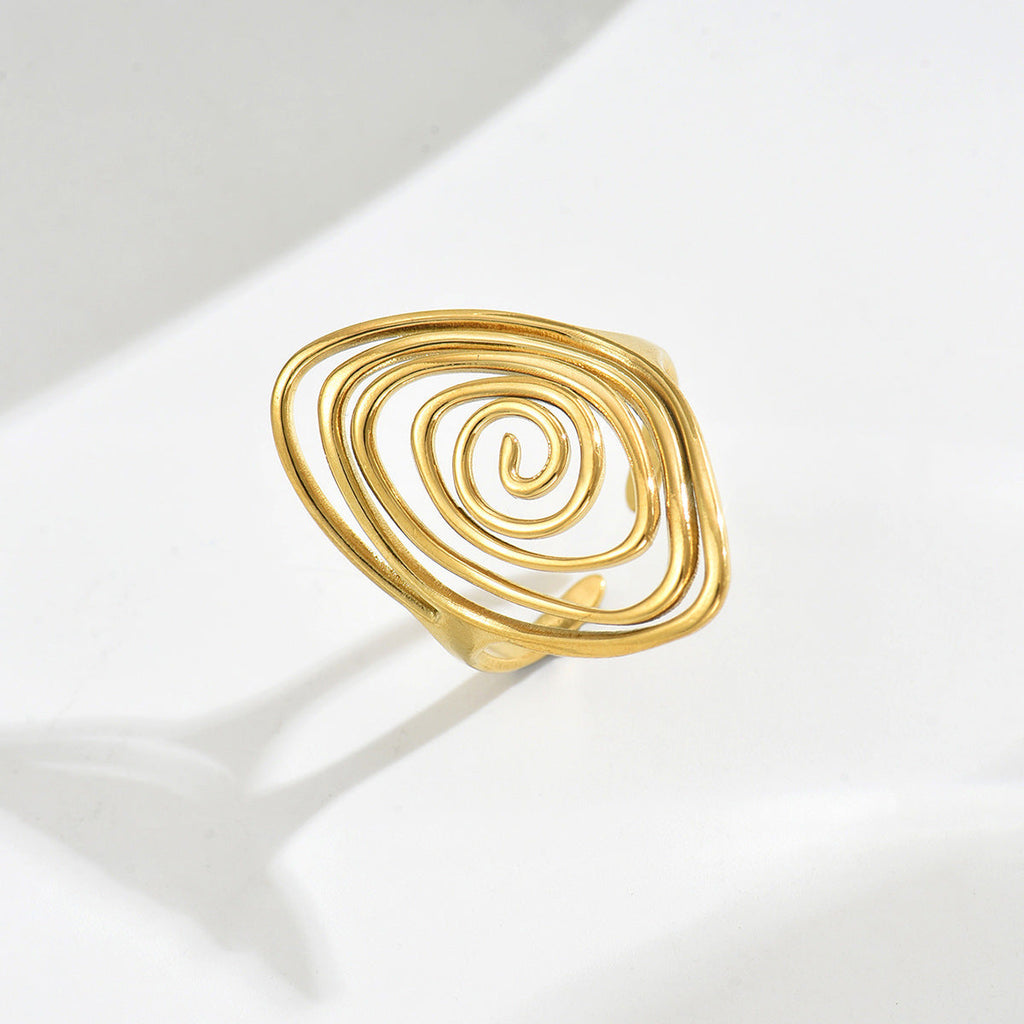 Geometric Irregular Open Ring