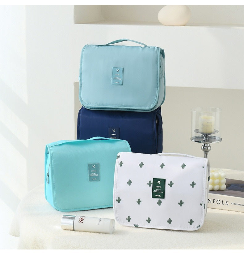 Light luxury ins style waterproof portable cosmetic bag simple clothing Travel large capacity toiletries storage bag wholesale