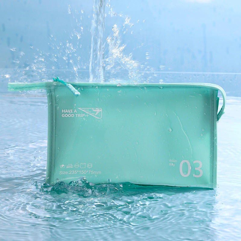 Bei Lian New Portable Waterproof PVC Toiletry Bag Cosmetic Storage Bag Handheld Travel Fashion Cosmetic Bag Batch