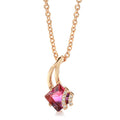 Rose Gold Zircon Necklace