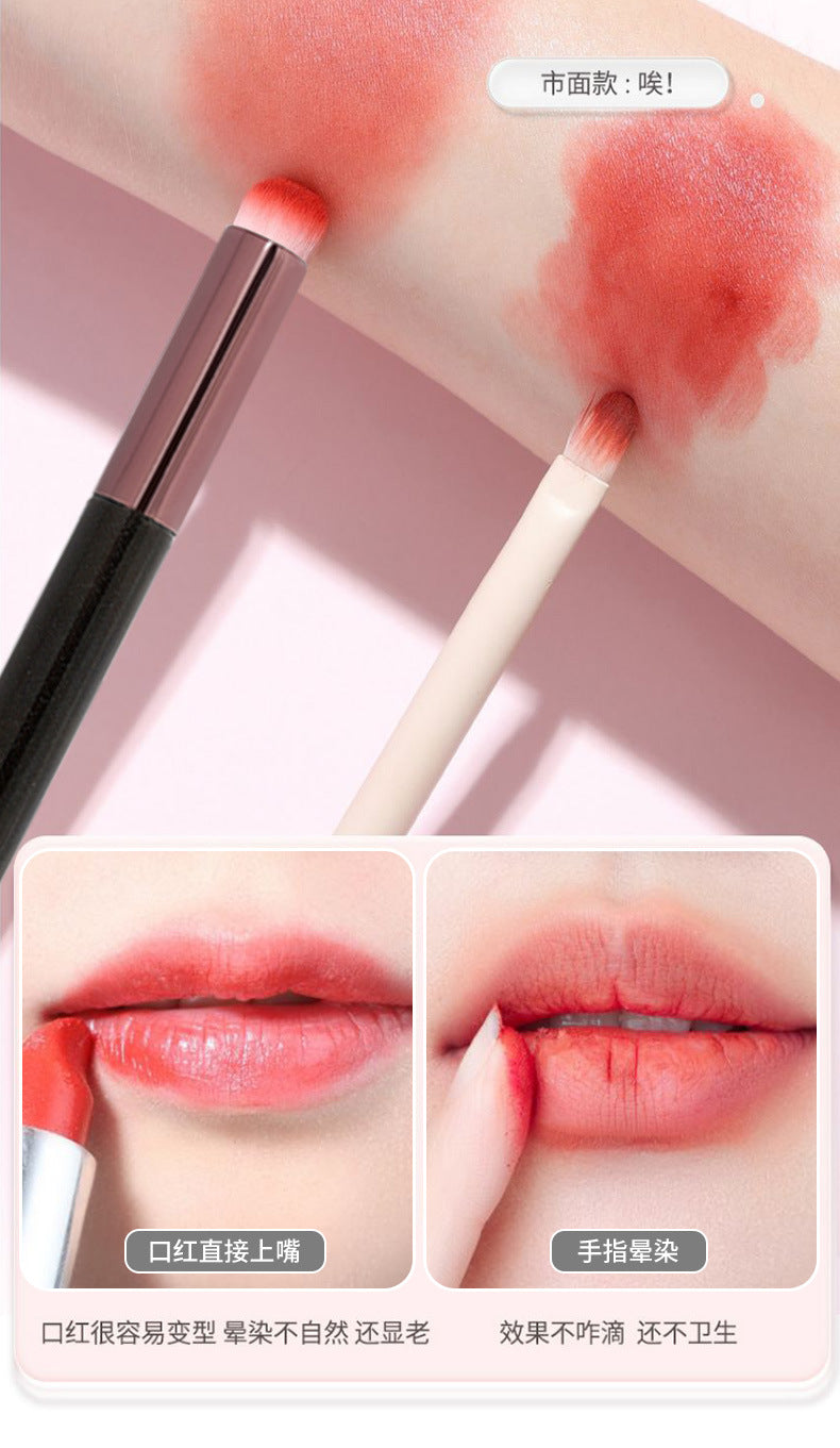 Round head lip brush wholesale girl lip halo concealer brush makeup brush beginner portable lipstick brush beauty makeup tools