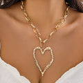 Big Heart Pendant Necklace