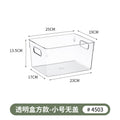 Transparent Storage Box Desktop Kitchen Cabinet Drawer Refrigerator Storage Box Acrylic Snacks Portable Storage Basket
