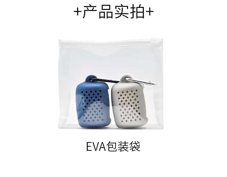 Adult Outdoor Sports Travel Portable Silicone Storage Bag Soft Silicone Silicone Cover Towel Storage Bag with Hook