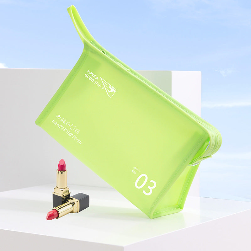 Bei Lian New Portable Waterproof PVC Toiletry Bag Cosmetic Storage Bag Handheld Travel Fashion Cosmetic Bag Batch
