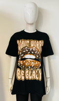 Don't Worry Be Crazy Graphic Printed T-Shirt