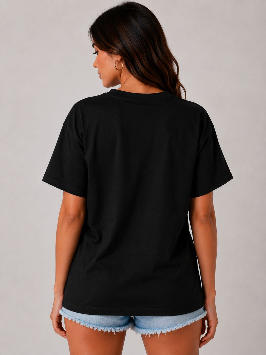 Leopard print & heart graphic design T-Shirt