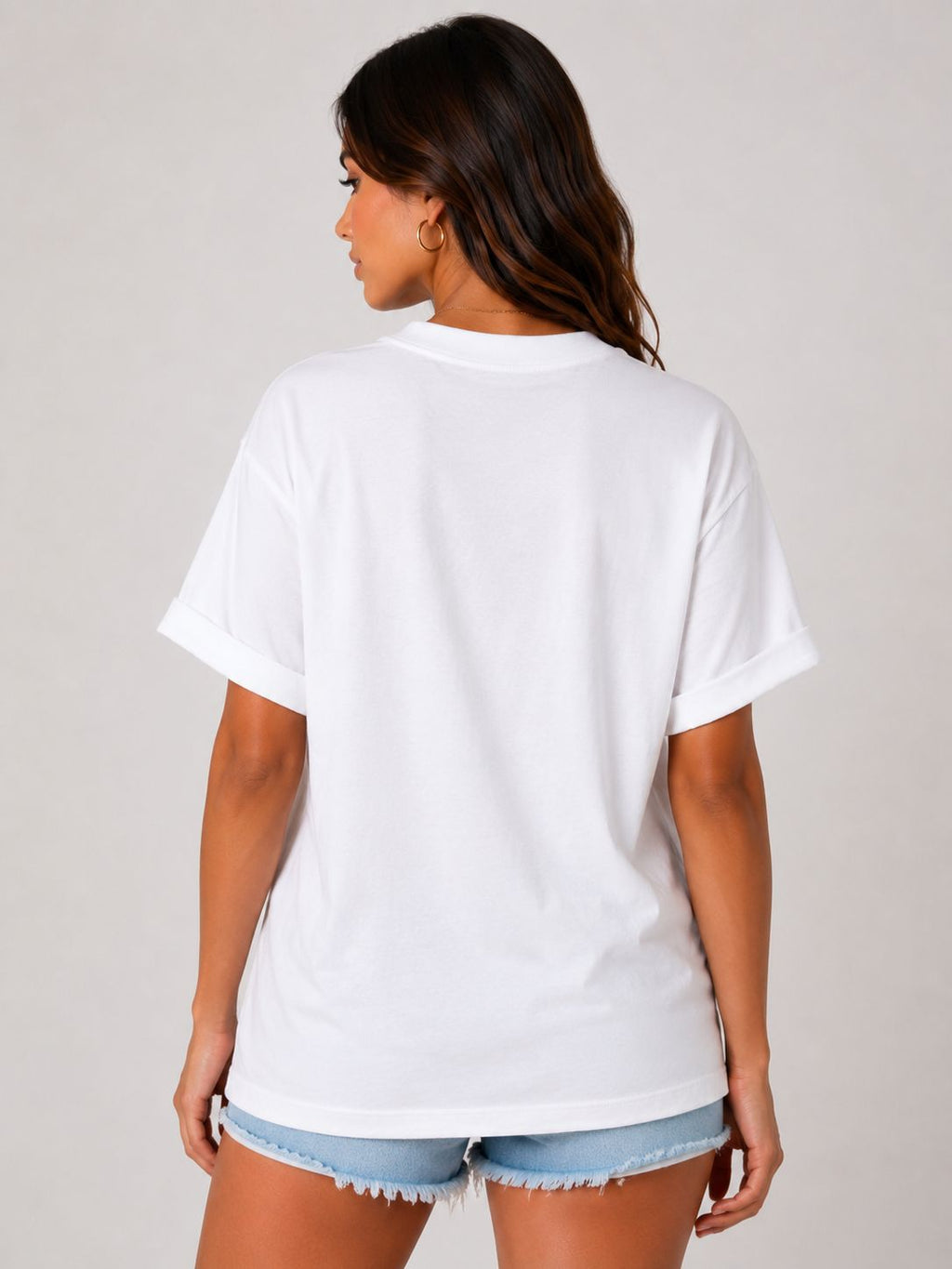 Leopard print & heart graphic design T-Shirt