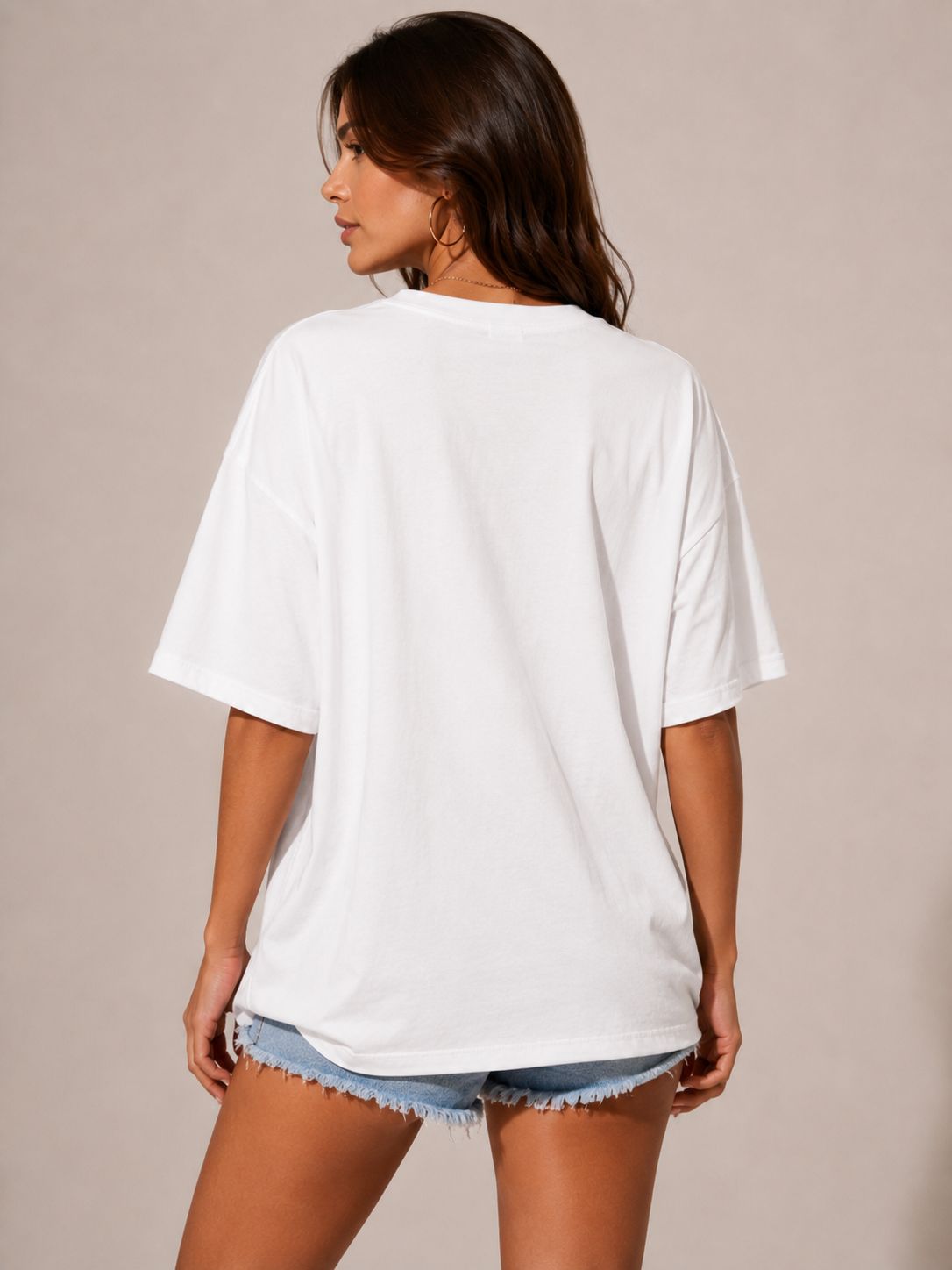 Oversized Graphic Teddy Bear T-Shirt